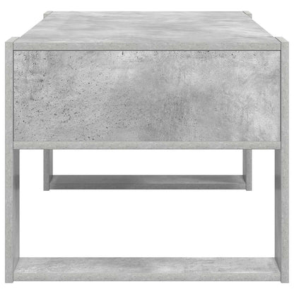 vidaXL Coffee Table Concrete Grey 92 x 53 x 45 cm Engineered Wood 6