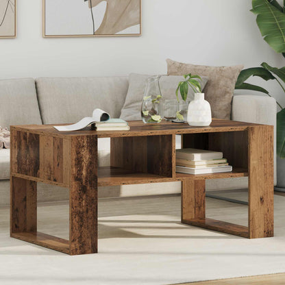 vidaXL Coffee Table Old Wood 92 x 53 x 45 cm Engineered Wood 1