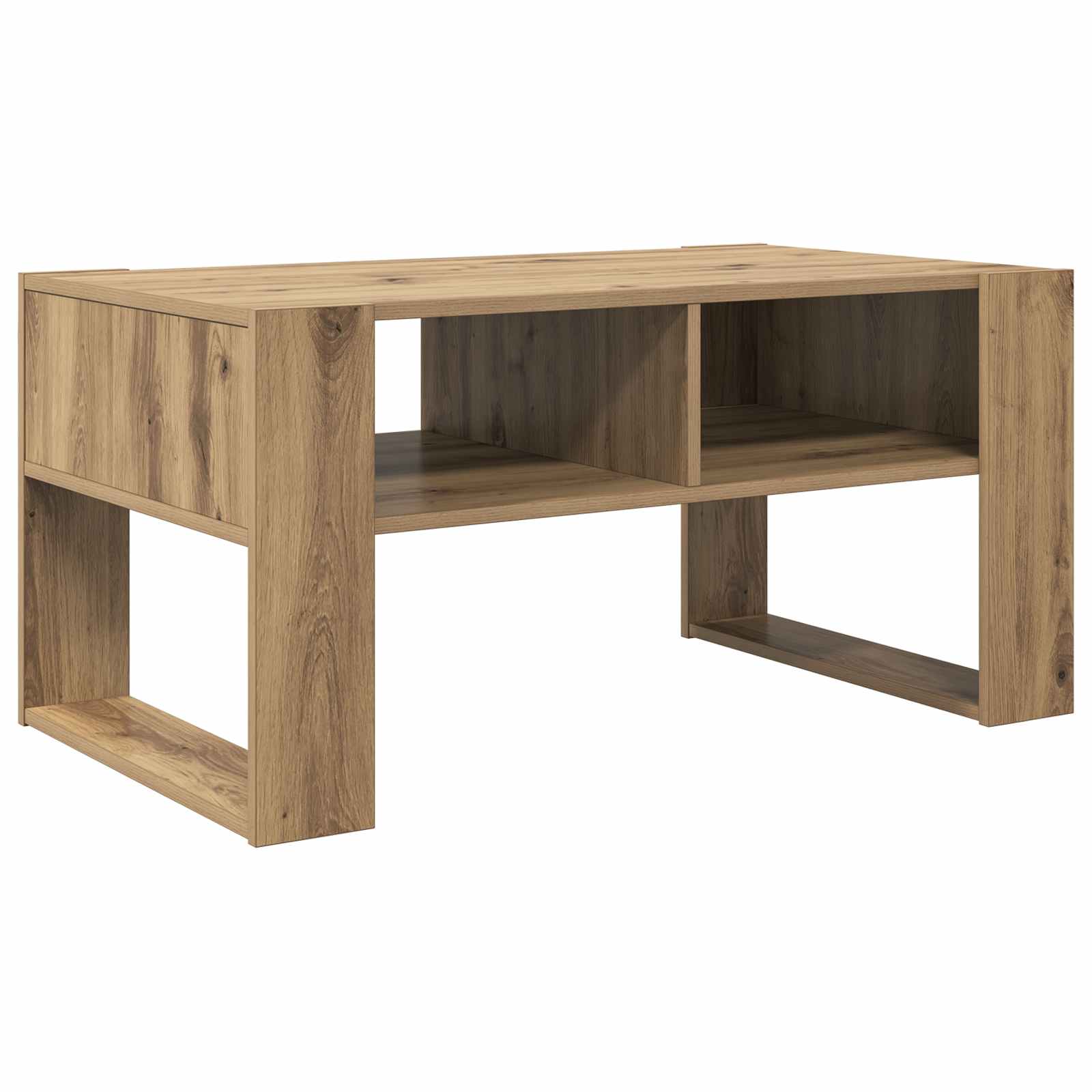 vidaXL Coffee Table Artisan Oak 92 x 53 x 45 cm Engineered Wood 2