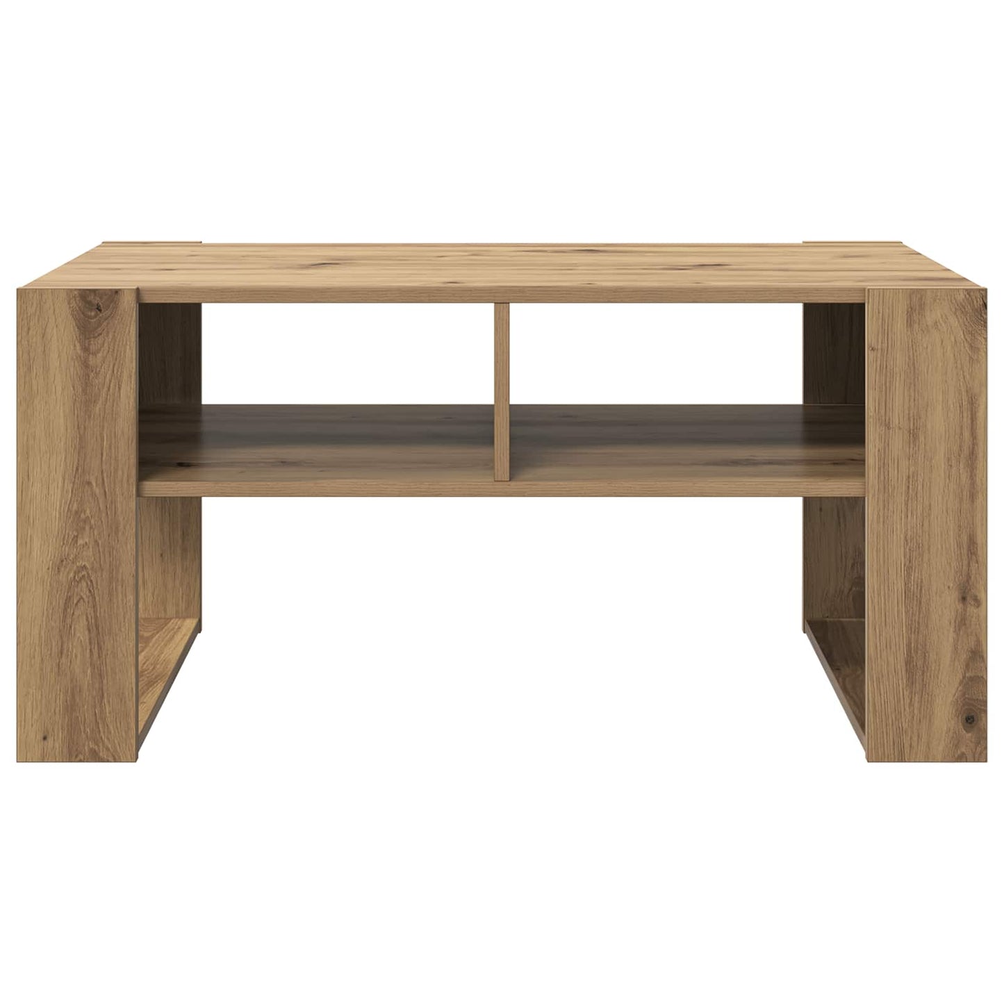 vidaXL Coffee Table Artisan Oak 92 x 53 x 45 cm Engineered Wood 5
