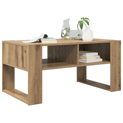 vidaXL Coffee Table Artisan Oak 92 x 53 x 45 cm Engineered Wood 3