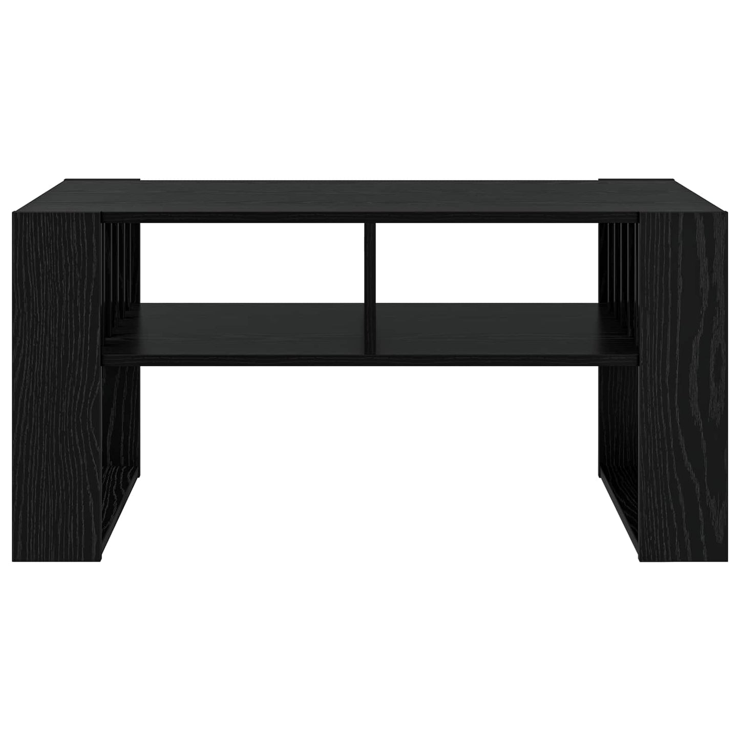 vidaXL Coffee Table Black Oak 92 x 49.5 x 45 cm Engineered Wood 5