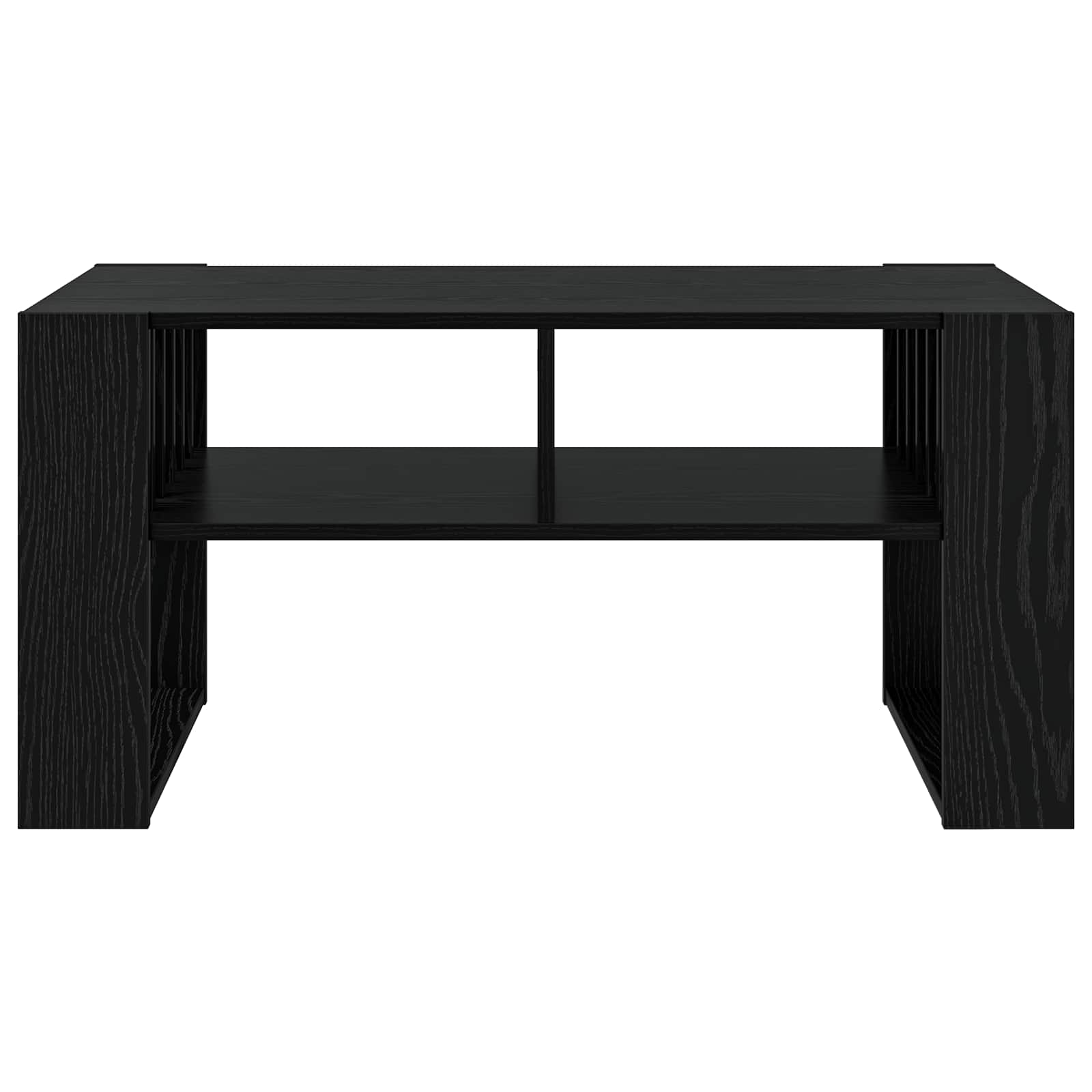 vidaXL Coffee Table Black Oak 92 x 49.5 x 45 cm Engineered Wood 5