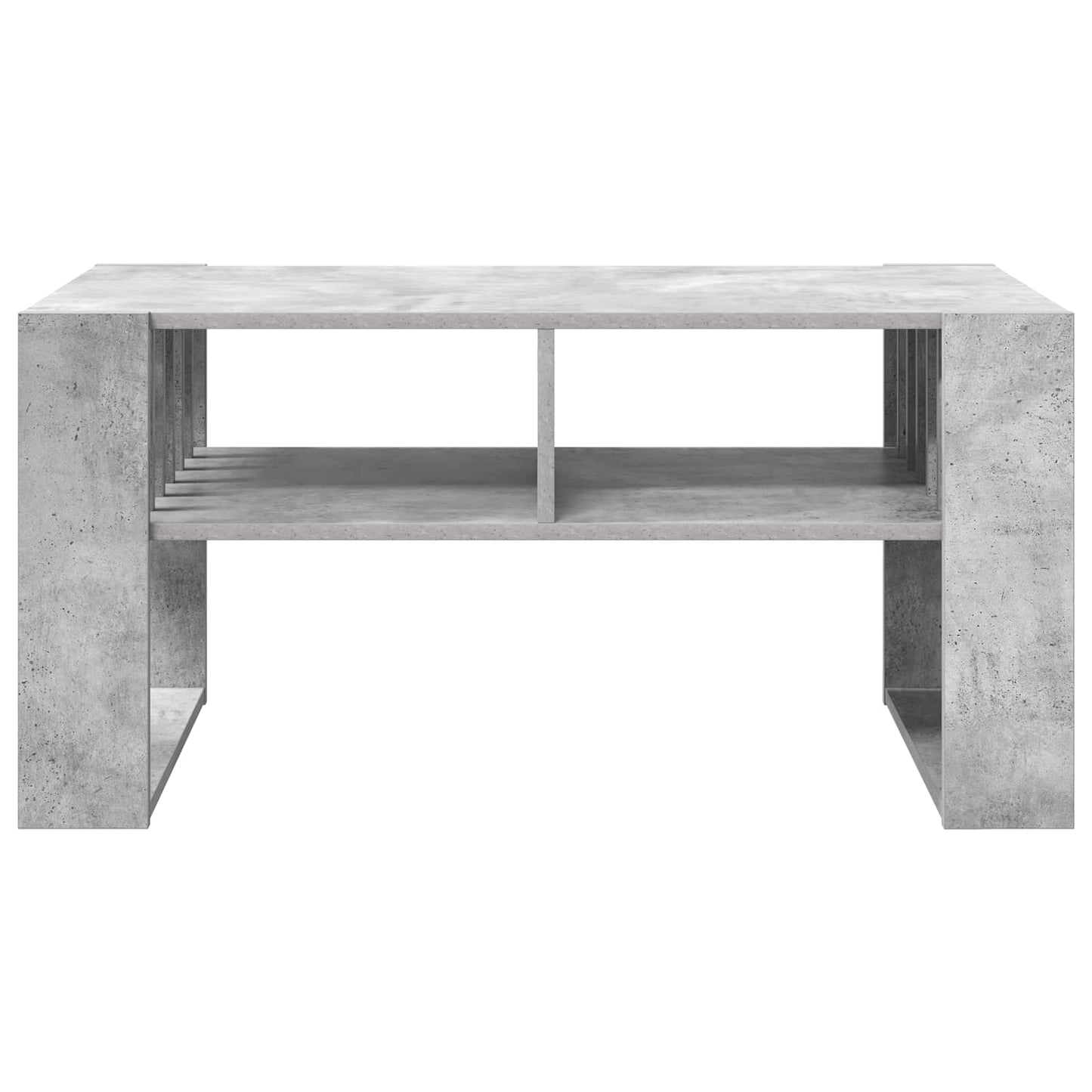 vidaXL Coffee Table Concrete Grey 92 x 49.5 x 45 cm Engineered Wood 5