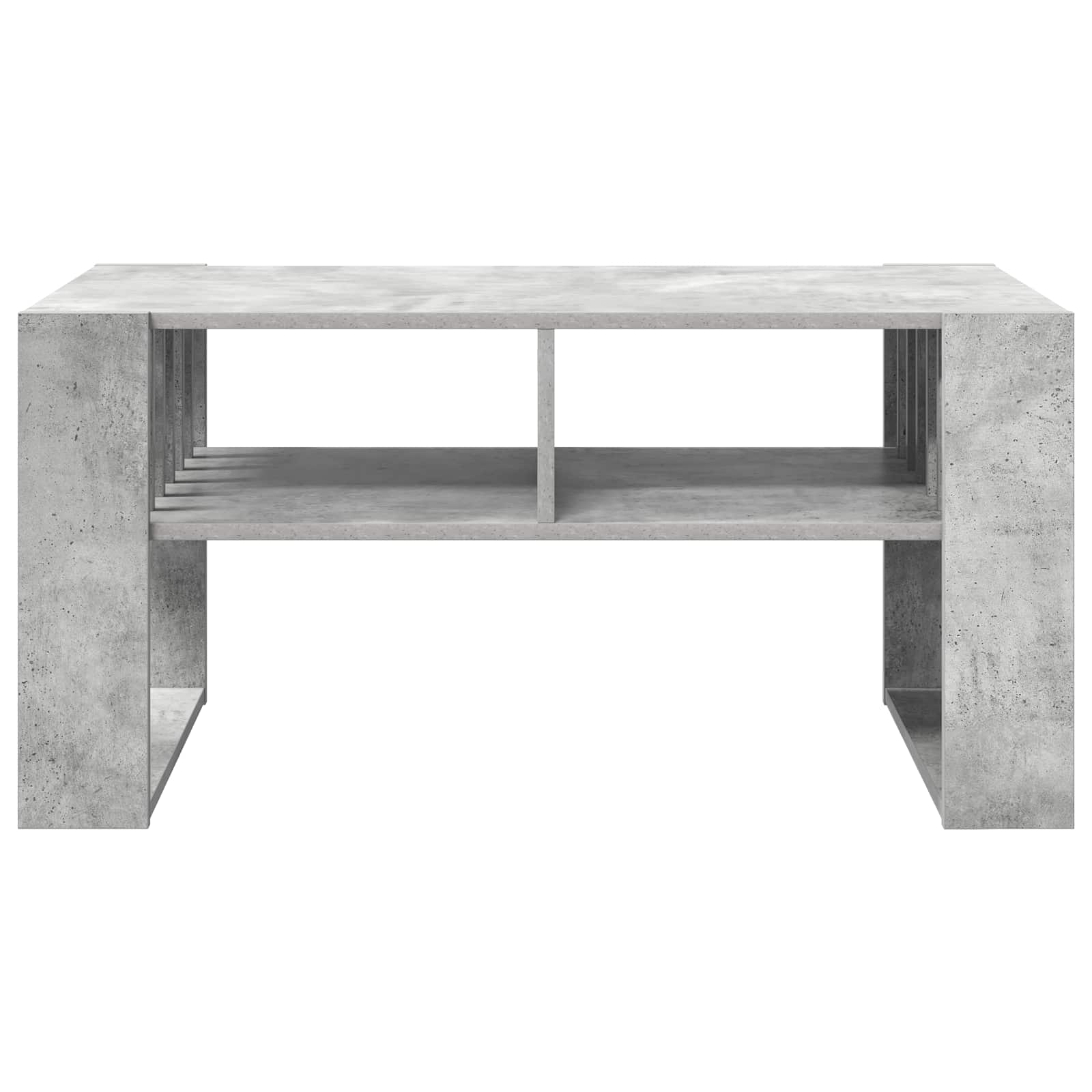 vidaXL Coffee Table Concrete Grey 92 x 49.5 x 45 cm Engineered Wood 5