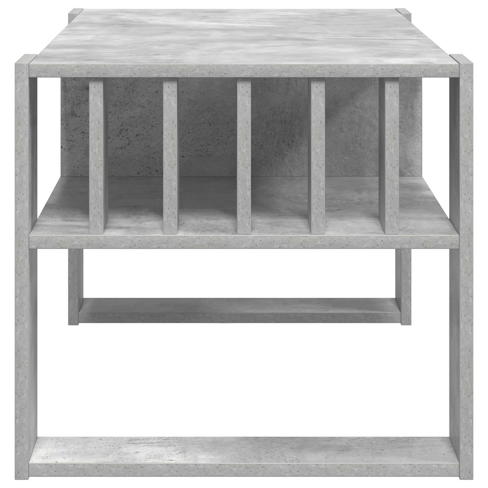 vidaXL Coffee Table Concrete Grey 92 x 49.5 x 45 cm Engineered Wood 6
