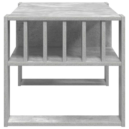 vidaXL Coffee Table Concrete Grey 92 x 49.5 x 45 cm Engineered Wood 6