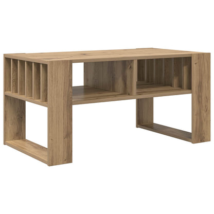 vidaXL Coffee Table Artisan Oak 92 x 49.5 x 45 cm Engineered Wood 2