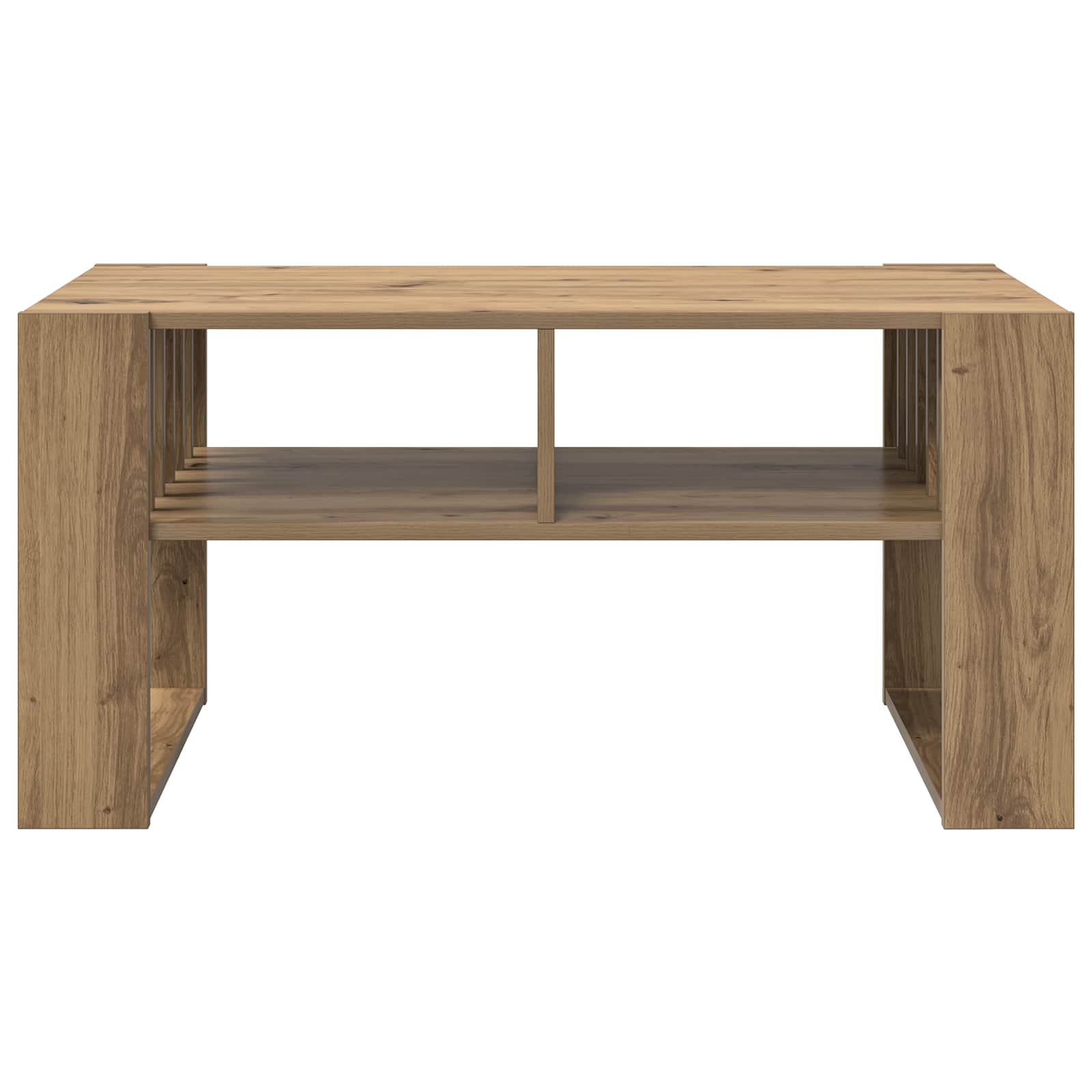 vidaXL Coffee Table Artisan Oak 92 x 49.5 x 45 cm Engineered Wood 5