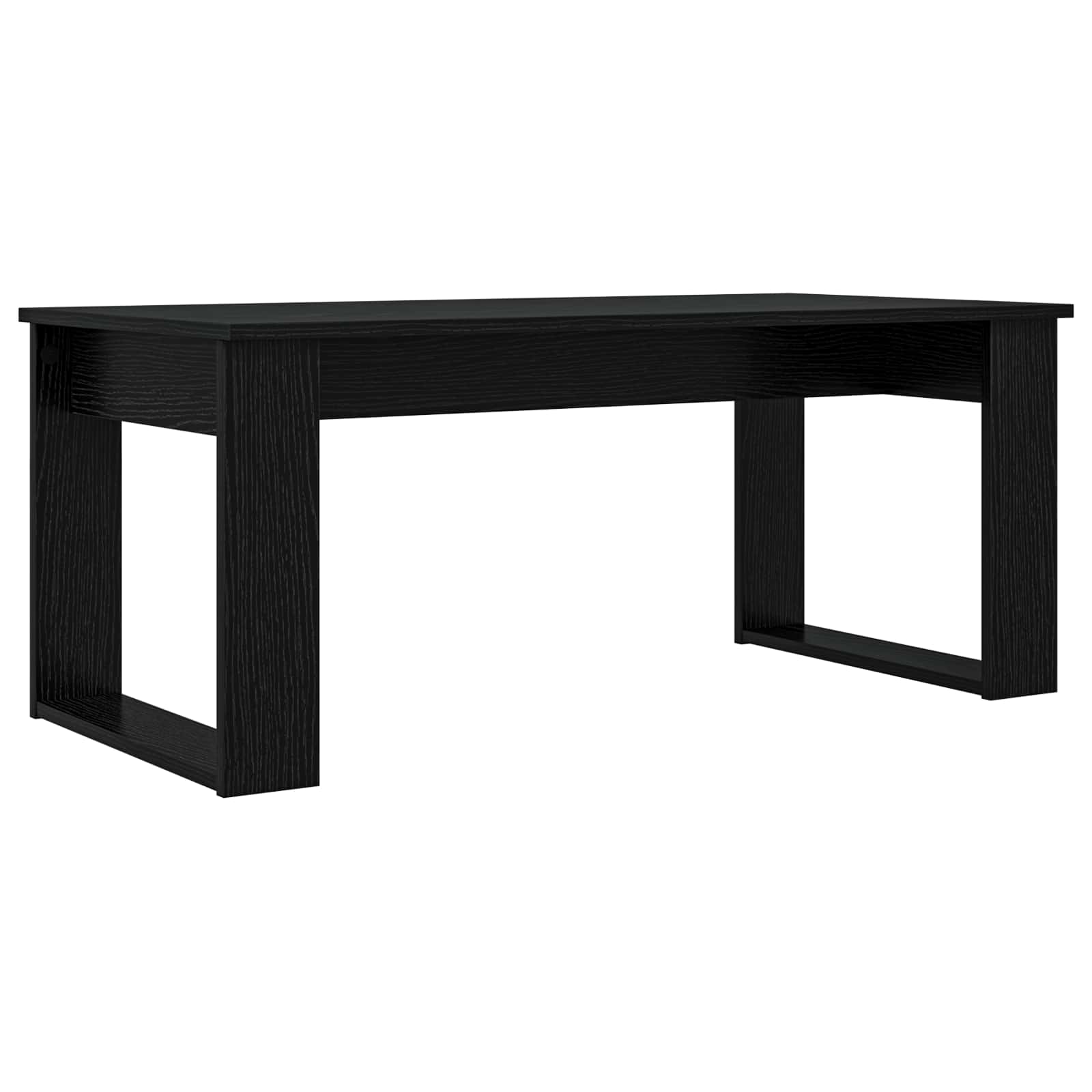 vidaXL Coffee Table Set 2 pcs Black Oak 100 x 50 x 42 cm 6
