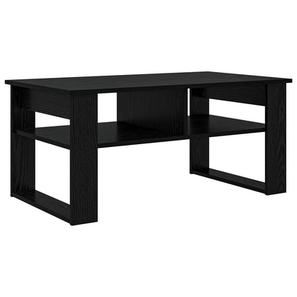 vidaXL Coffee Table Black Oak 96 x 54 x 44 cm Engineered Wood 2