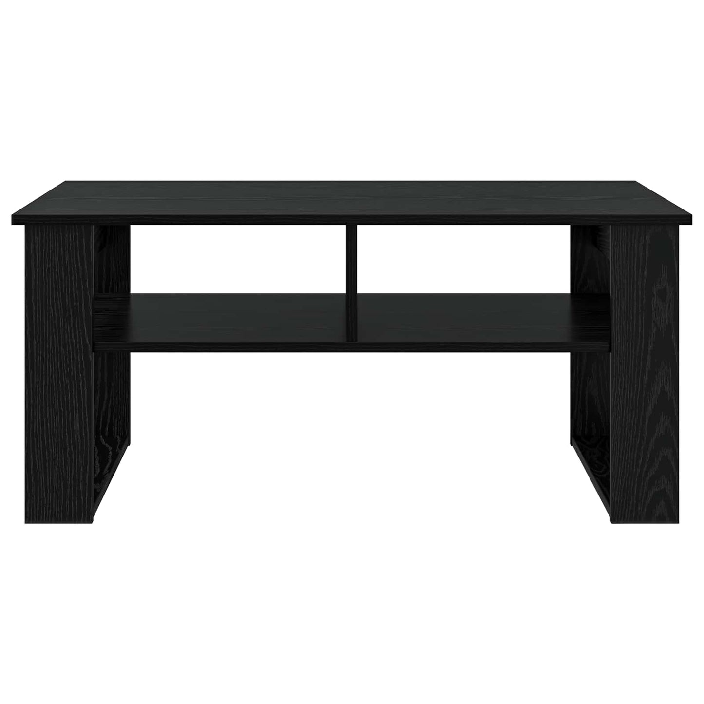 vidaXL Coffee Table Black Oak 96 x 54 x 44 cm Engineered Wood 5