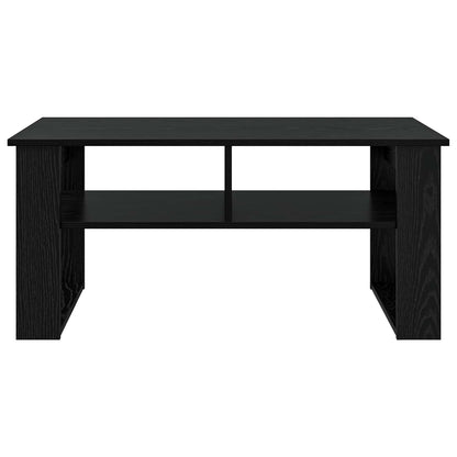 vidaXL Coffee Table Black Oak 96 x 54 x 44 cm Engineered Wood 5