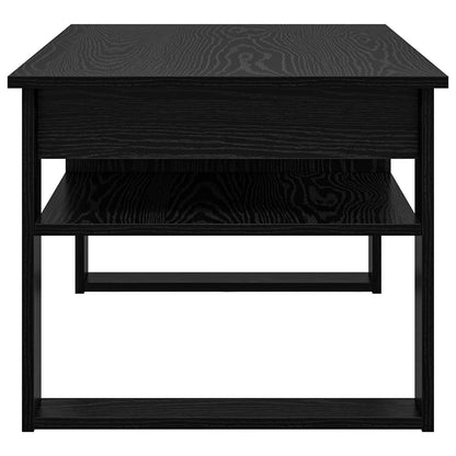 vidaXL Coffee Table Black Oak 96 x 54 x 44 cm Engineered Wood 6