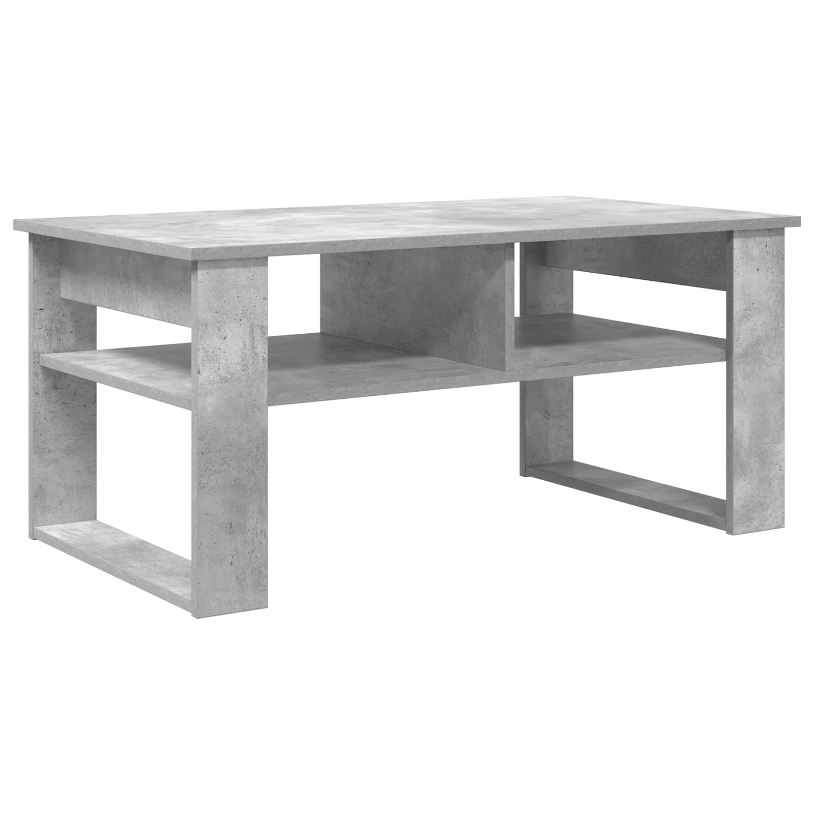 vidaXL Coffee Table Concrete Grey 96 x 54 x 44 cm Engineered Wood 2