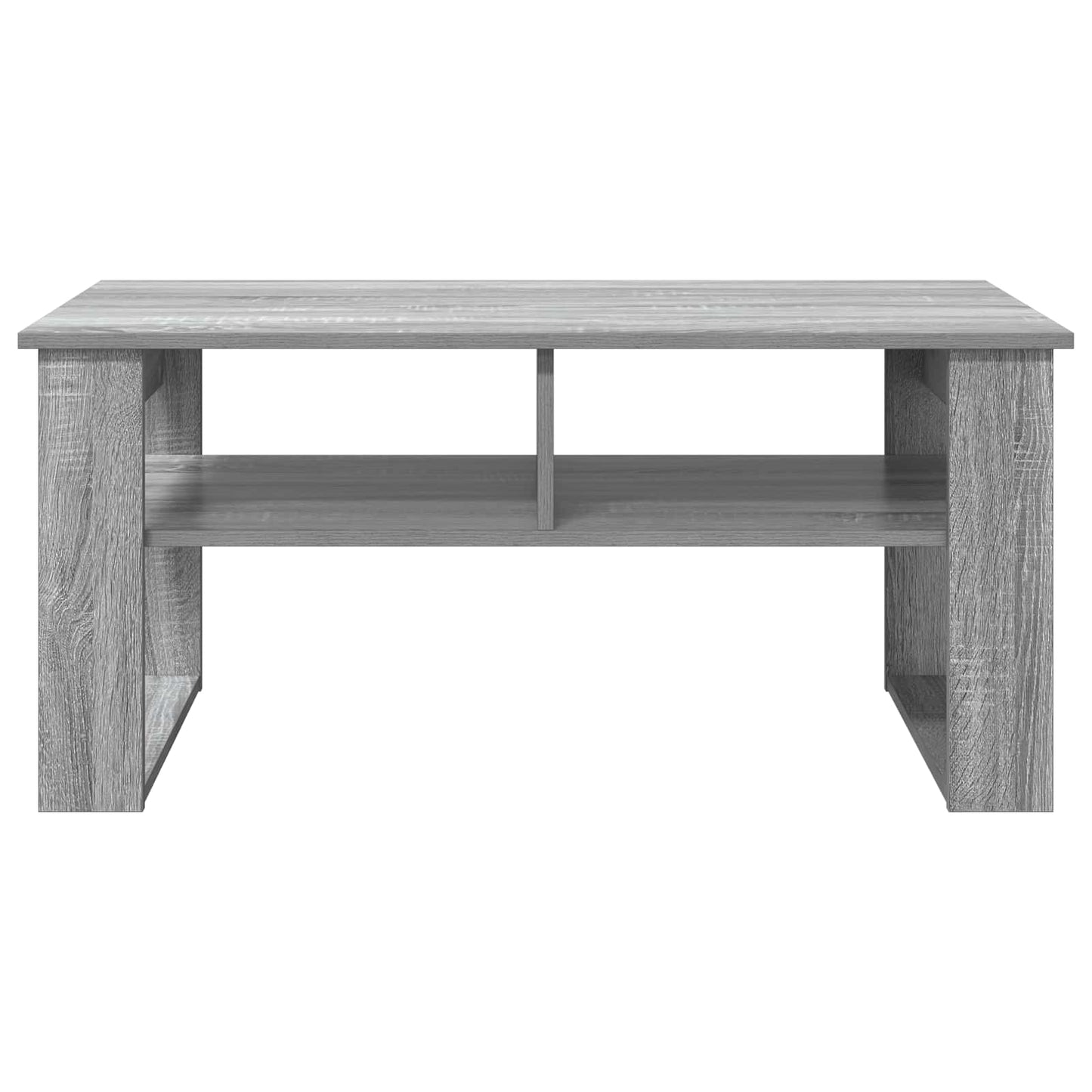 vidaXL Coffee Table Grey Sonoma 96 x 54 x 44 cm Engineered Wood 5