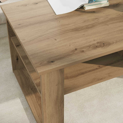 vidaXL Coffee Table Artisan Oak 96 x 54 x 44 cm Engineered Wood 4