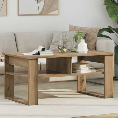 vidaXL Coffee Table Artisan Oak 96 x 54 x 44 cm Engineered Wood 1