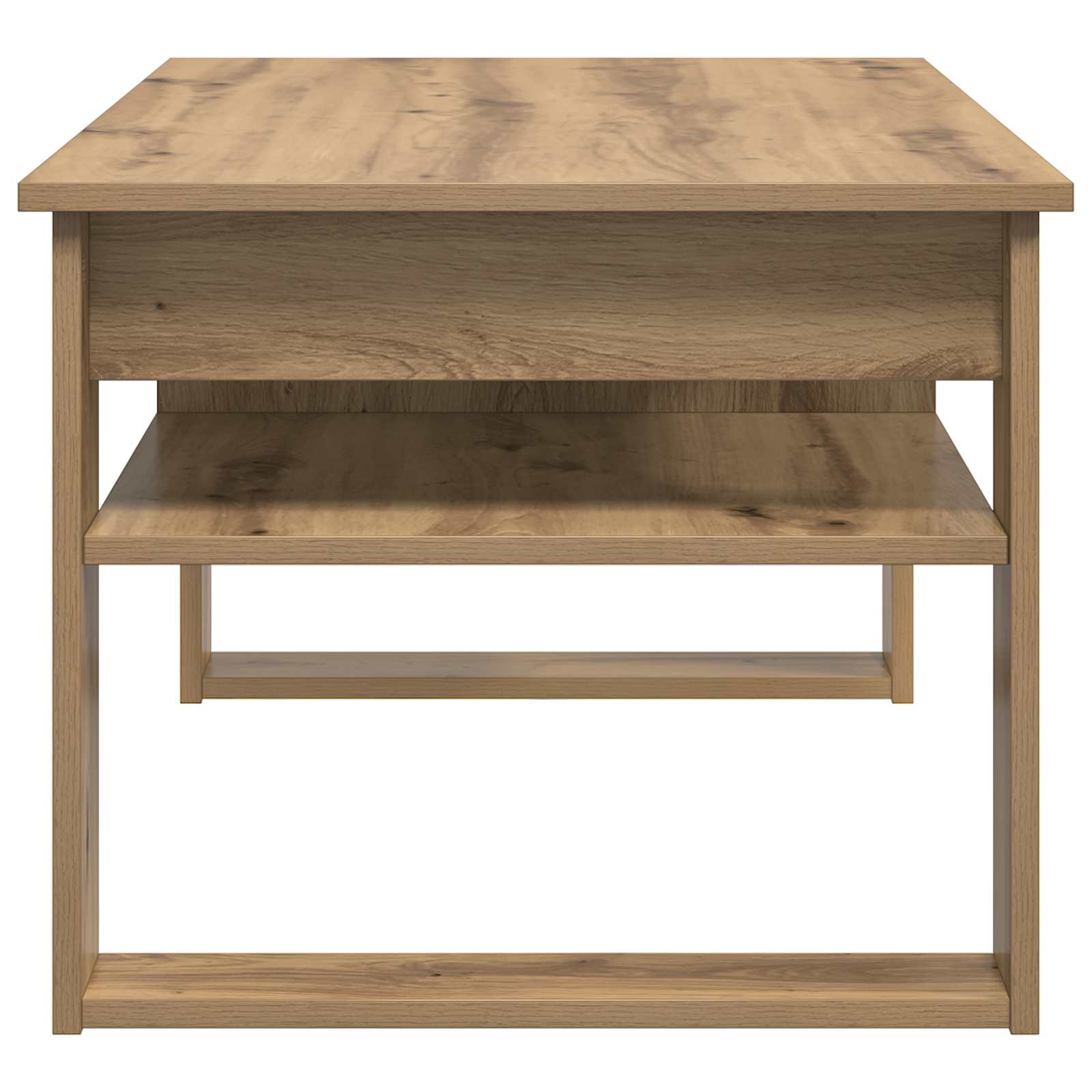 vidaXL Coffee Table Artisan Oak 96 x 54 x 44 cm Engineered Wood 6