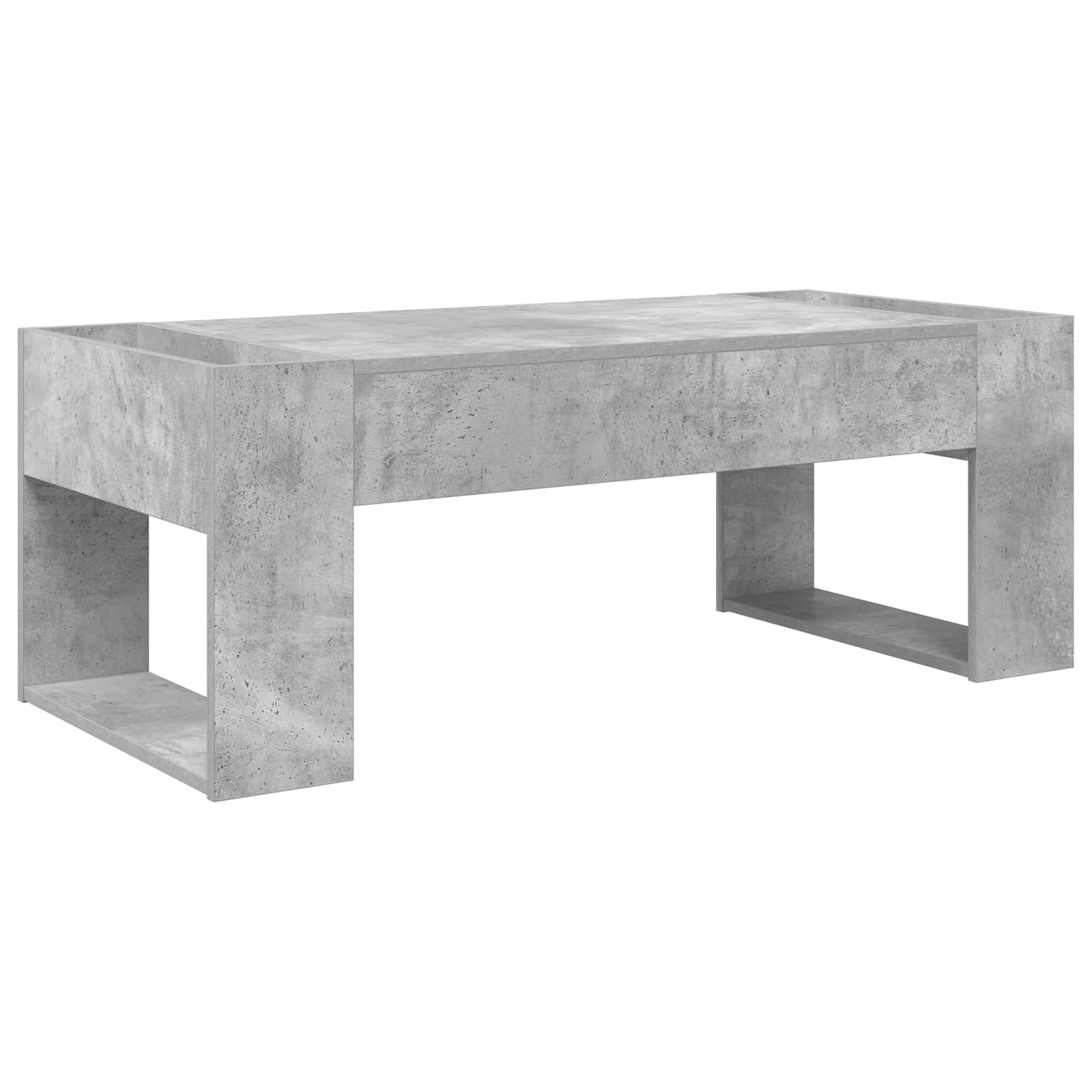 vidaXL Coffee Table Concrete Grey 110 x 50 x 41 cm Engineered Wood 2