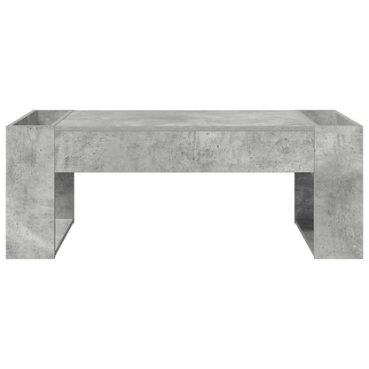 vidaXL Coffee Table Concrete Grey 110 x 50 x 41 cm Engineered Wood 5