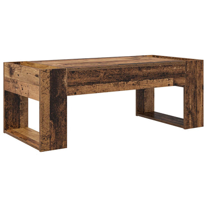 vidaXL Coffee Table Old Wood 110 x 50 x 41 cm Engineered Wood 2