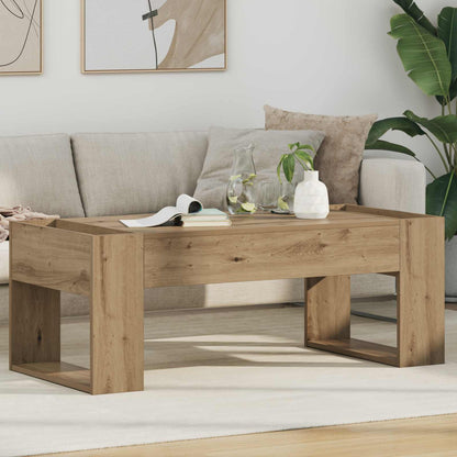 vidaXL Coffee Table Artisan Oak 110 x 50 x 41 cm Engineered Wood 1