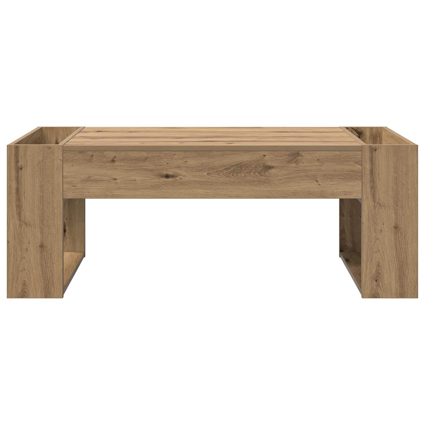 vidaXL Coffee Table Artisan Oak 110 x 50 x 41 cm Engineered Wood 5