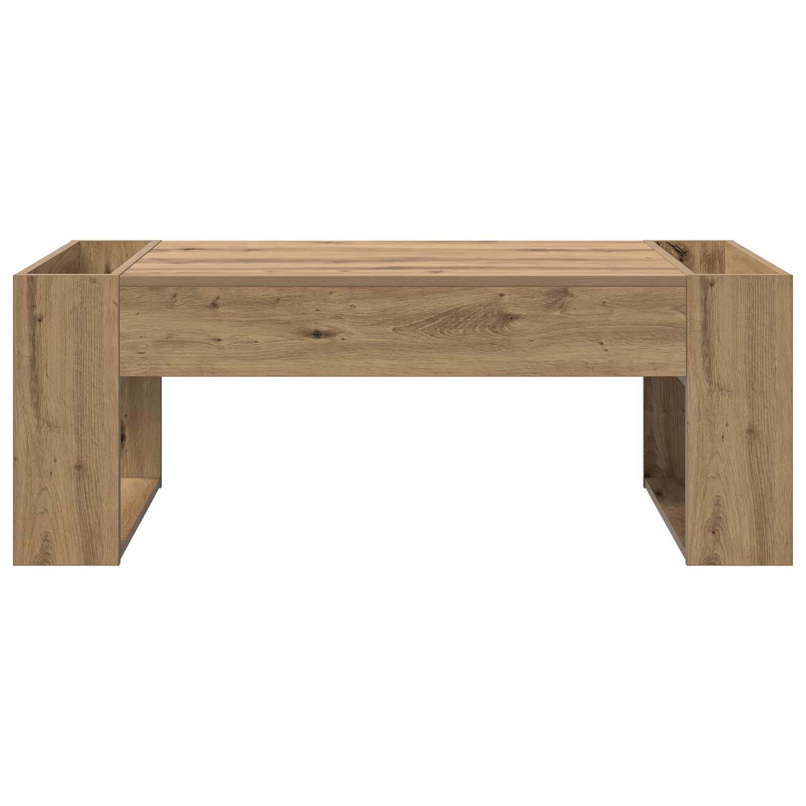 vidaXL Coffee Table Artisan Oak 110 x 50 x 41 cm Engineered Wood 5