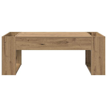 vidaXL Coffee Table Artisan Oak 110 x 50 x 41 cm Engineered Wood 5
