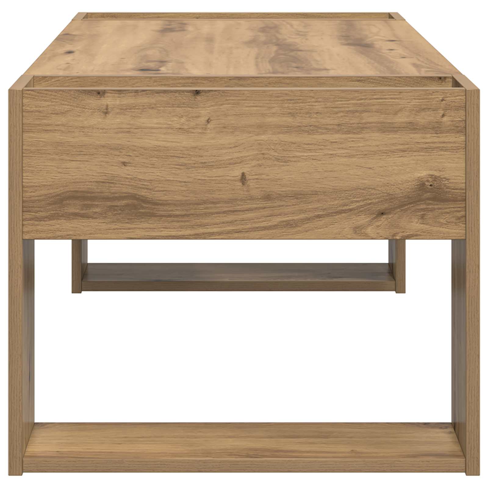 vidaXL Coffee Table Artisan Oak 110 x 50 x 41 cm Engineered Wood 6