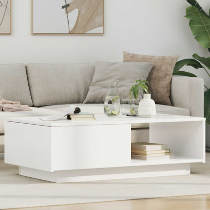 vidaXL Coffee Table White 95 x 55 x 31 cm Engineered Wood 1