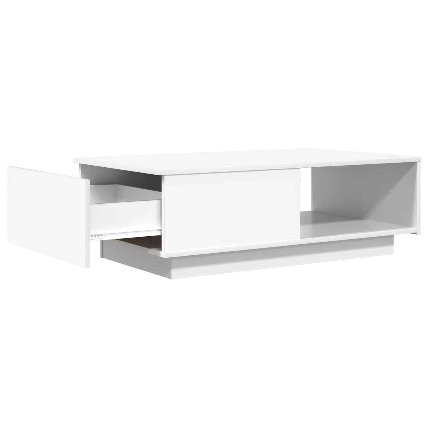 vidaXL Coffee Table White 95 x 55 x 31 cm Engineered Wood 5