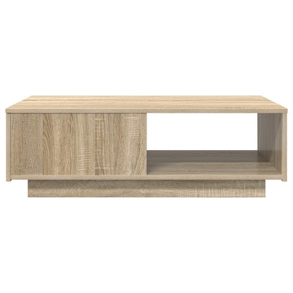vidaXL Coffee Table Sonoma Oak 95 x 55 x 31 cm Engineered Wood 6