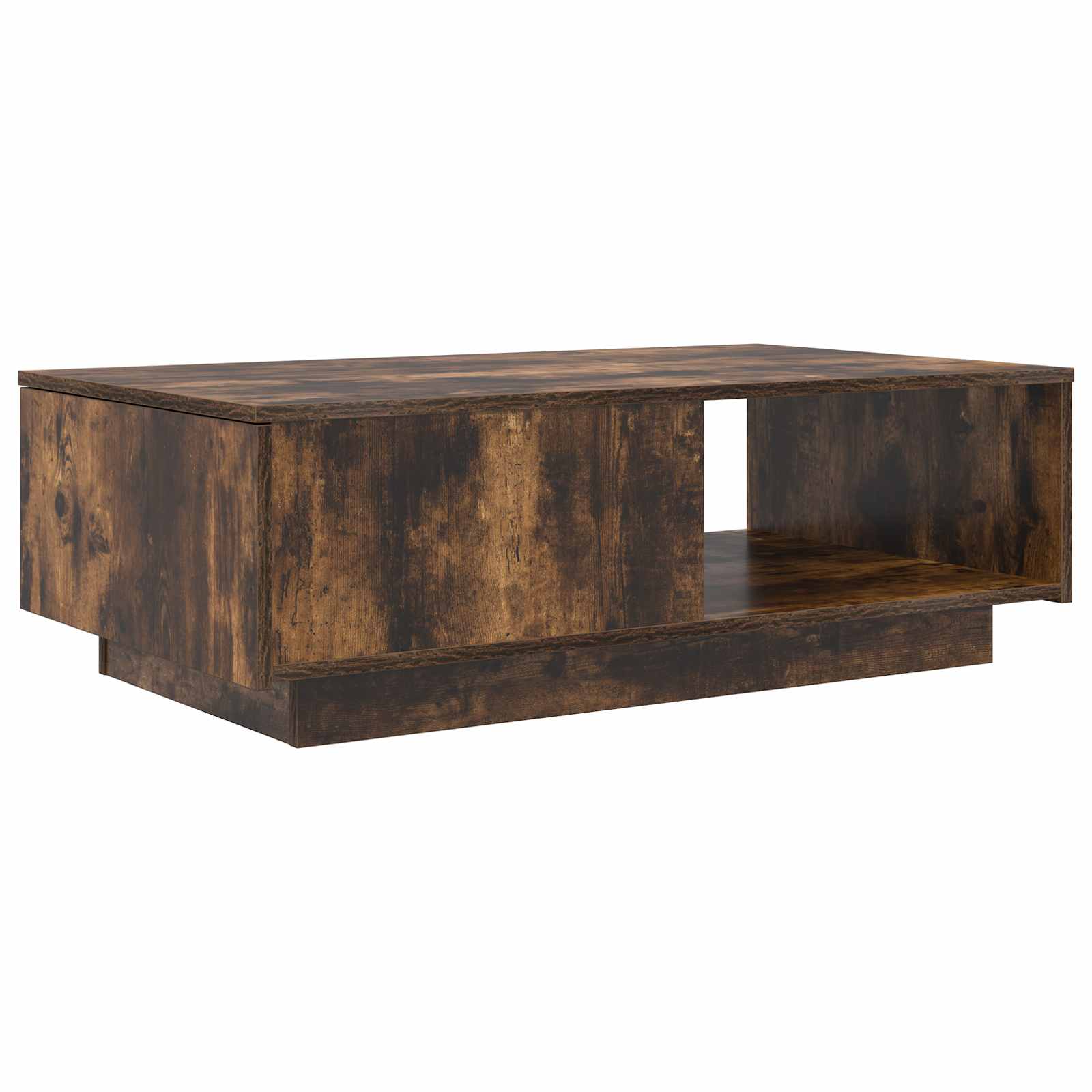 vidaXL Coffee Table Smoked Oak 95 x 55 x 31 cm Engineered Wood 2