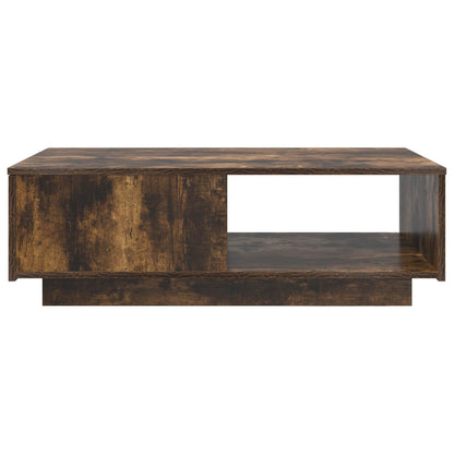 vidaXL Coffee Table Smoked Oak 95 x 55 x 31 cm Engineered Wood 6