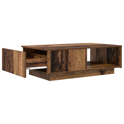 vidaXL Coffee Table Old Wood 95 x 55 x 31 cm Engineered Wood 5