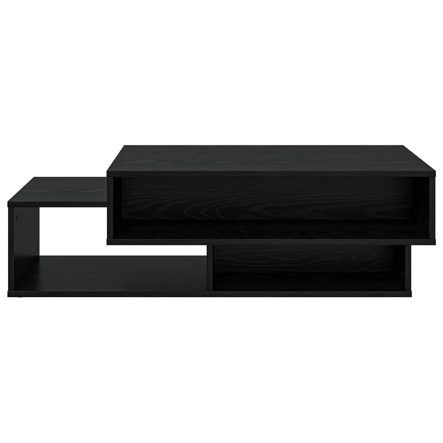 vidaXL Coffee Table Black Oak 105 x 50 x 32.5 cm Engineered Wood 5