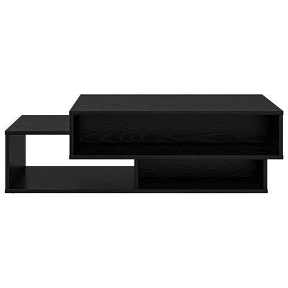 vidaXL Coffee Table Black Oak 105 x 50 x 32.5 cm Engineered Wood 5