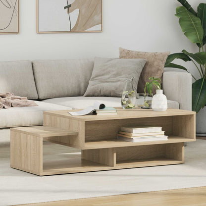 vidaXL Coffee Table Sonoma Oak 105 x 50 x 32.5 cm Engineered Wood 1