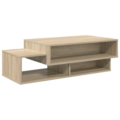 vidaXL Coffee Table Sonoma Oak 105 x 50 x 32.5 cm Engineered Wood 2