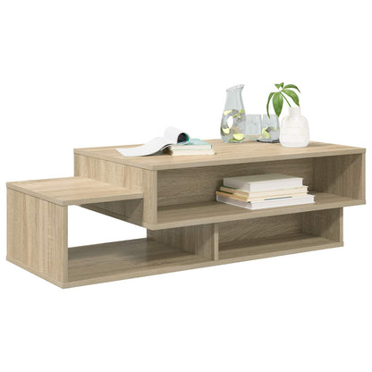 vidaXL Coffee Table Sonoma Oak 105 x 50 x 32.5 cm Engineered Wood 3