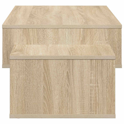 vidaXL Coffee Table Sonoma Oak 105 x 50 x 32.5 cm Engineered Wood 6