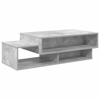 vidaXL Coffee Table Concrete Grey 105 x 50 x 32.5 cm Engineered Wood 2