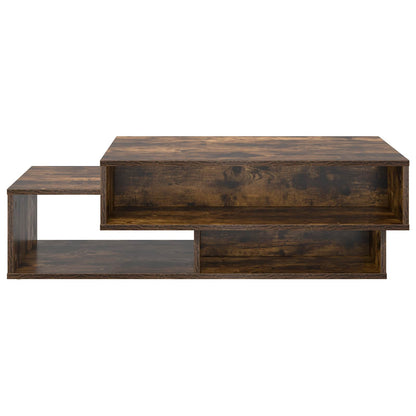 vidaXL Coffee Table Smoked Oak 105 x 50 x 32.5 cm Engineered Wood 5