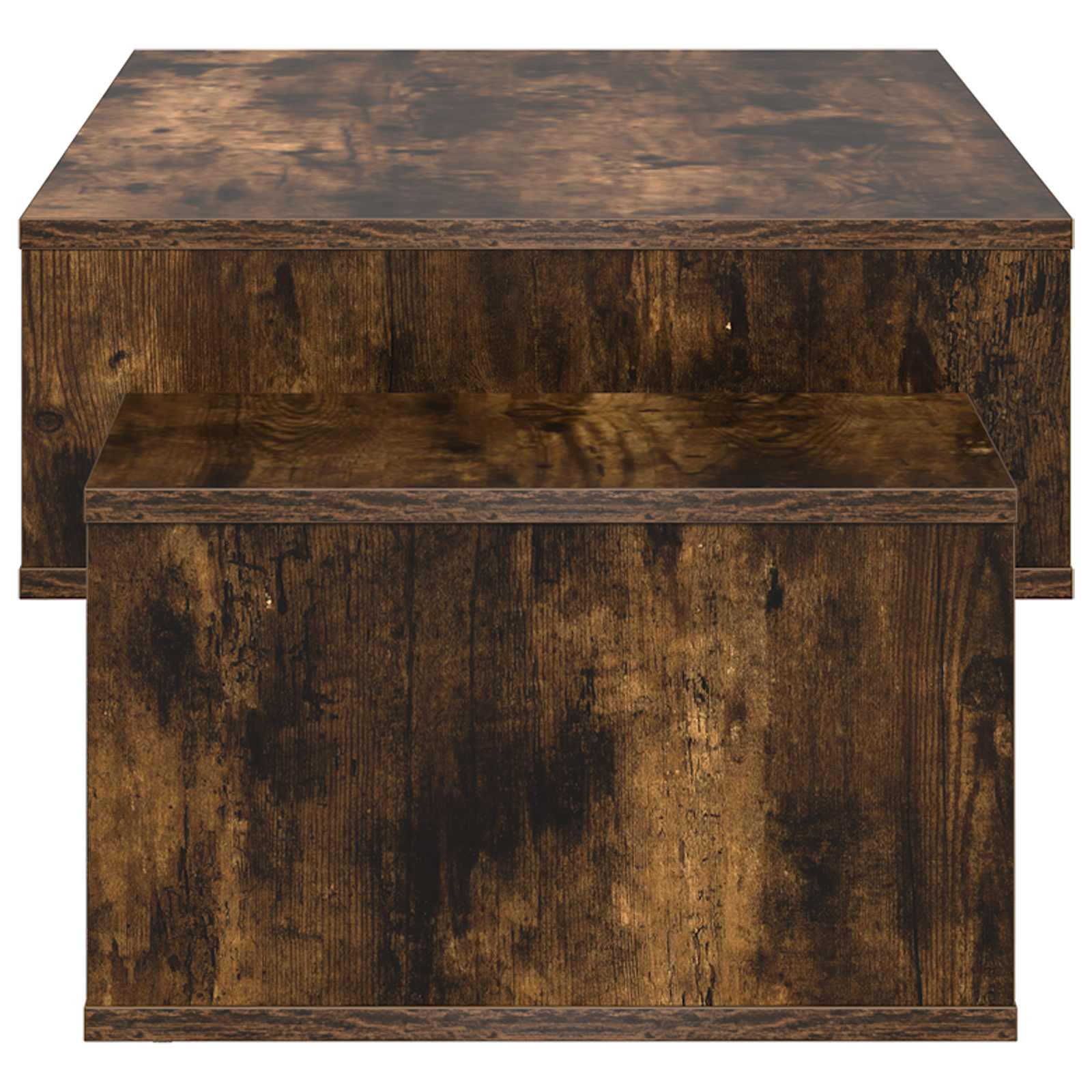 vidaXL Coffee Table Smoked Oak 105 x 50 x 32.5 cm Engineered Wood 6