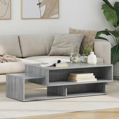 vidaXL Coffee Table Grey Sonoma 105 x 50 x 32.5 cm Engineered Wood 1