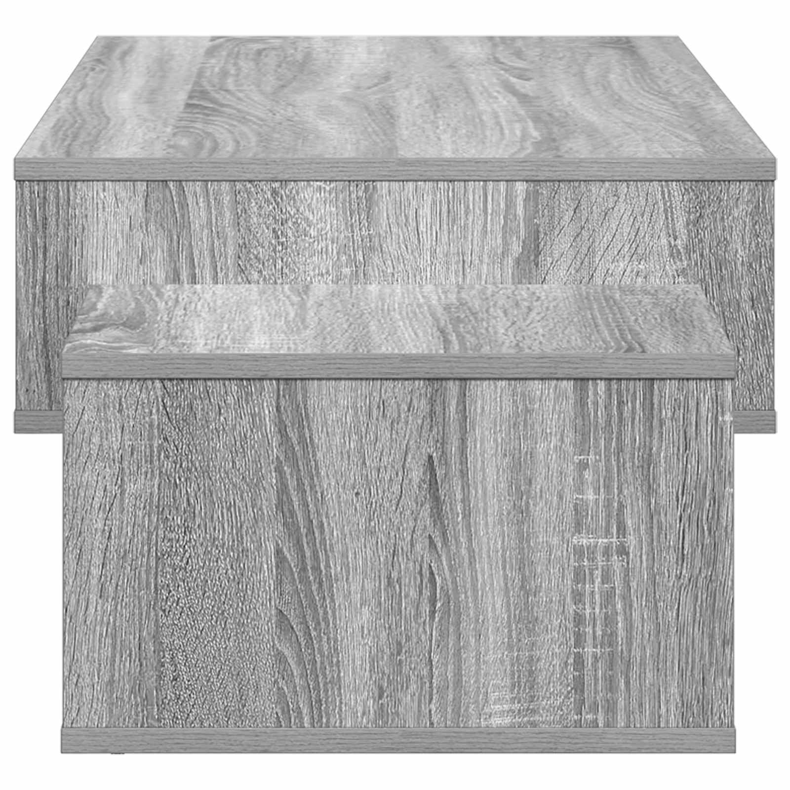 vidaXL Coffee Table Grey Sonoma 105 x 50 x 32.5 cm Engineered Wood 6
