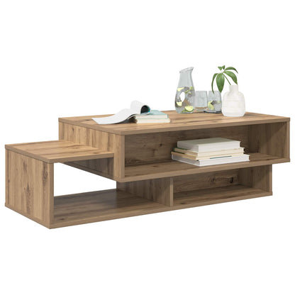 vidaXL Coffee Table Artisan Oak 105 x 50 x 32.5 cm Engineered Wood 3
