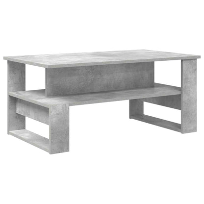 vidaXL Coffee Table Concrete Grey 90 x 50 x 40 cm Engineered Wood 2